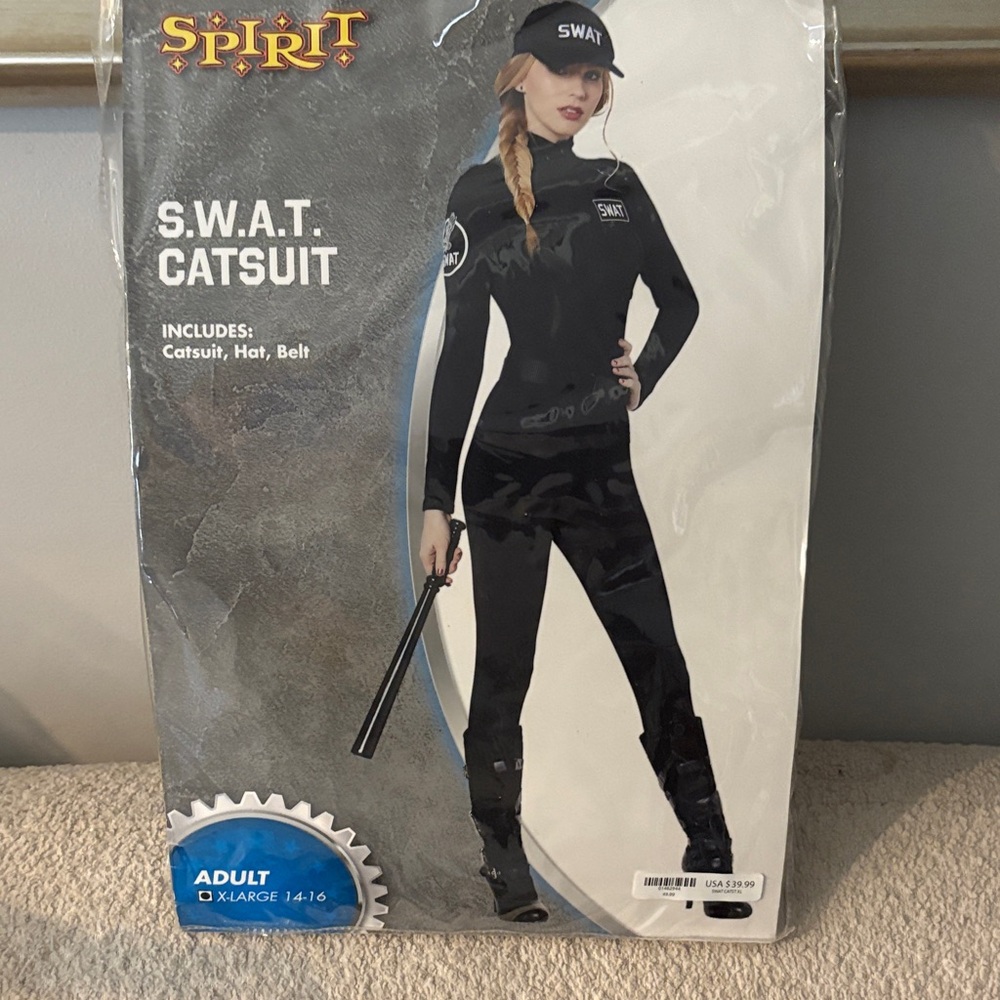 Spirit Black S.W.A.T. Catsuit Ensemble